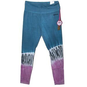 NWT Justice Blue and Pink Leggings Girls Size XL (16/18)